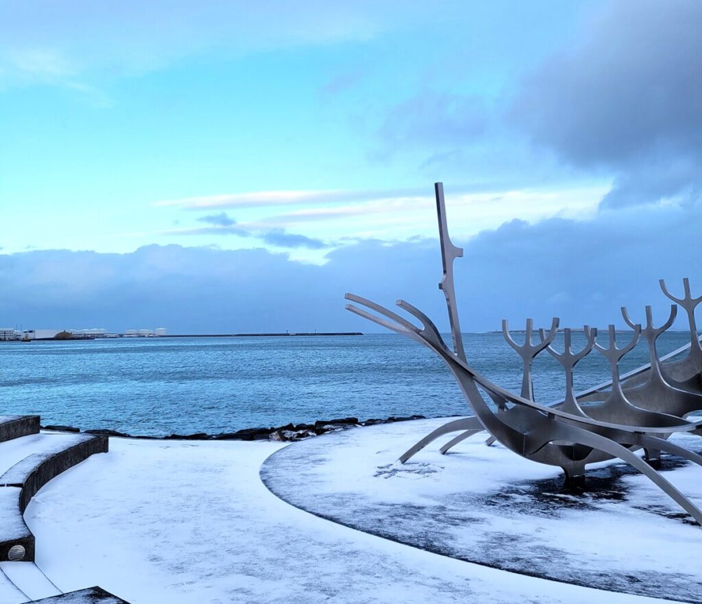 Wikingerschiff als Symbol Reykjaviks